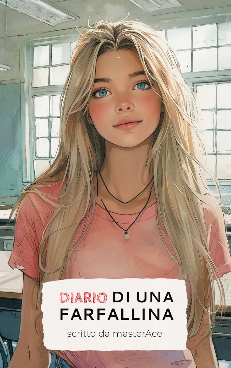 Copertina libro erotico: Diario di una farfallina