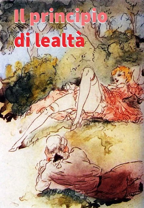 Copertina libro erotico: Il principio di lealtà