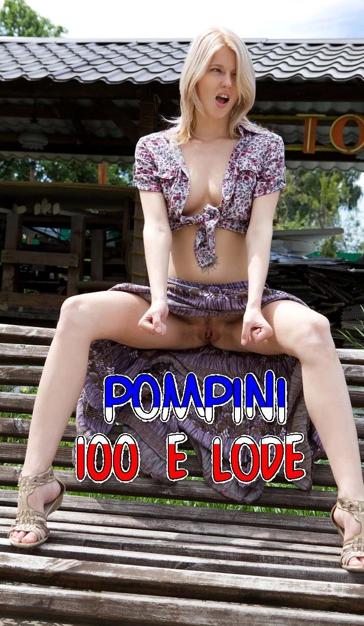 Copertina libro erotico: Pompini 100 e lode