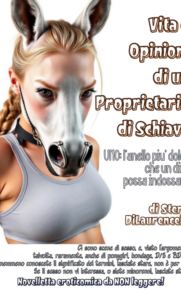 Copertina libro erotico: Vita e opinioni di un proprietario di schiave