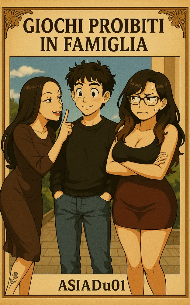 Copertina libro erotico: Giochi Proibiti in Famiglia